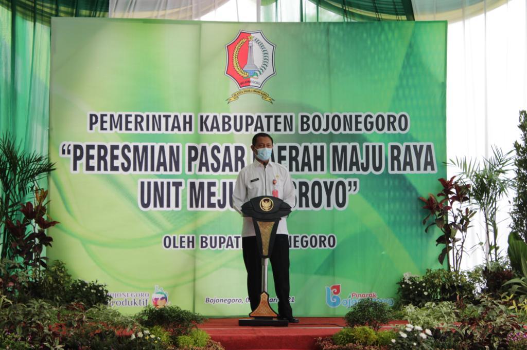 Peresmian Pasar Maju Raya