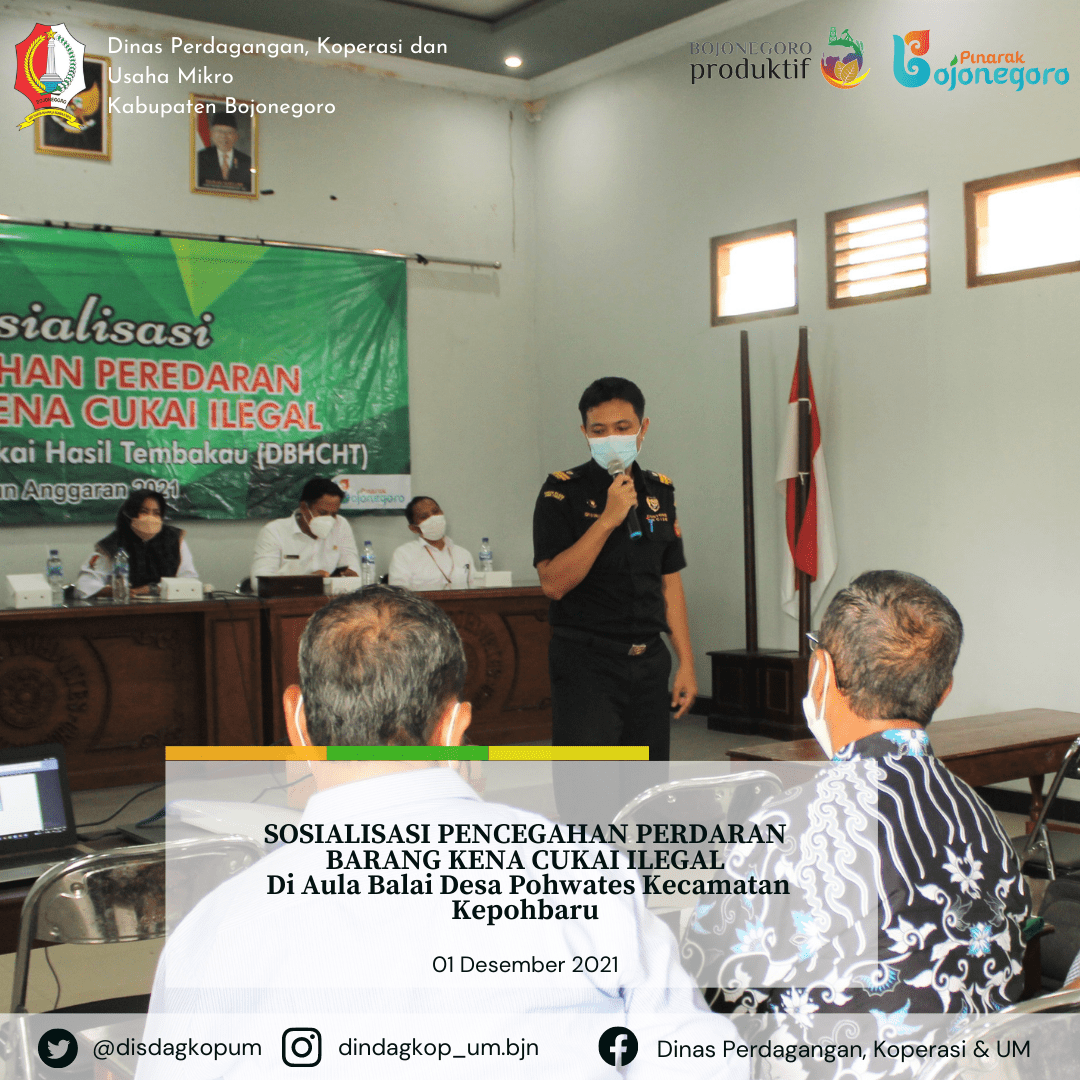 Sosialisasi Pencegahan Peredaran Barang Kena Cukai Ilegal di Desa Pohwates