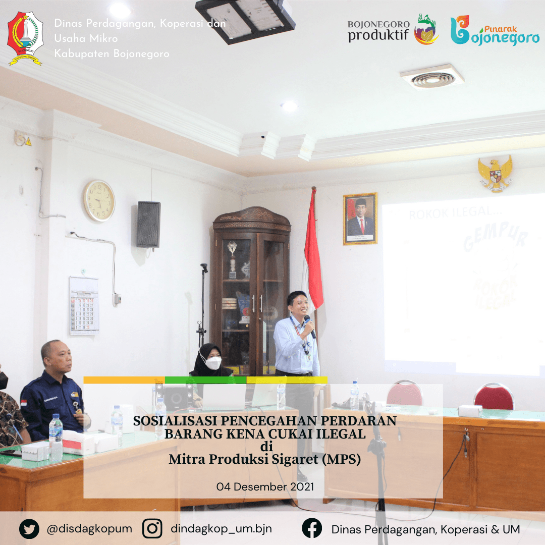 Sosialisasi Pencegahan Peredaran Barang Kena Cukai Ilegal di Mitra Produksi Sigaret