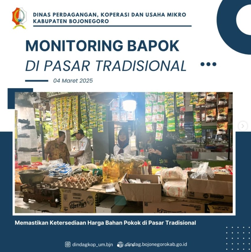 MONITORING BAPOK DI PASAR TRADISIONAL