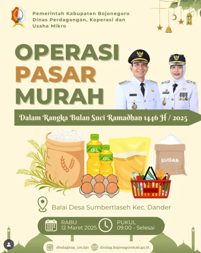 OPERASI PASAR MURAH DALAM RANGKA BULAN SUCI RAMADHAN 1446B H. DI KECAMATAN DANDER