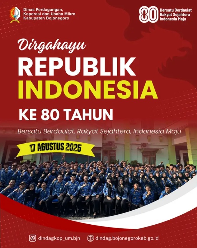 DIRGAHAYU REPUBLIK INDONESIA KE - 80