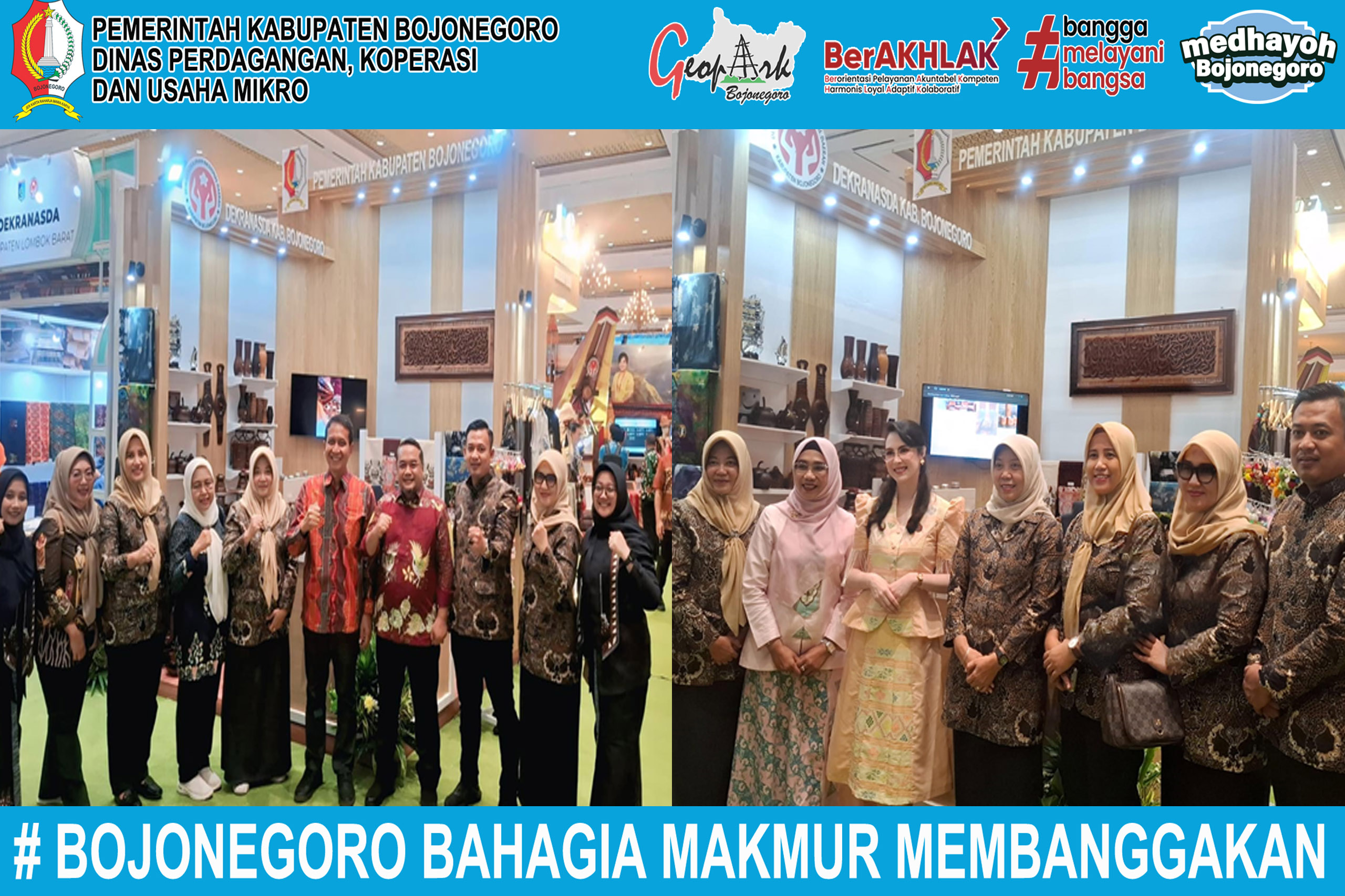 Dekranasda Kabupaten Bojonegoro ikut berpartisipasi di INACRAFT 2026