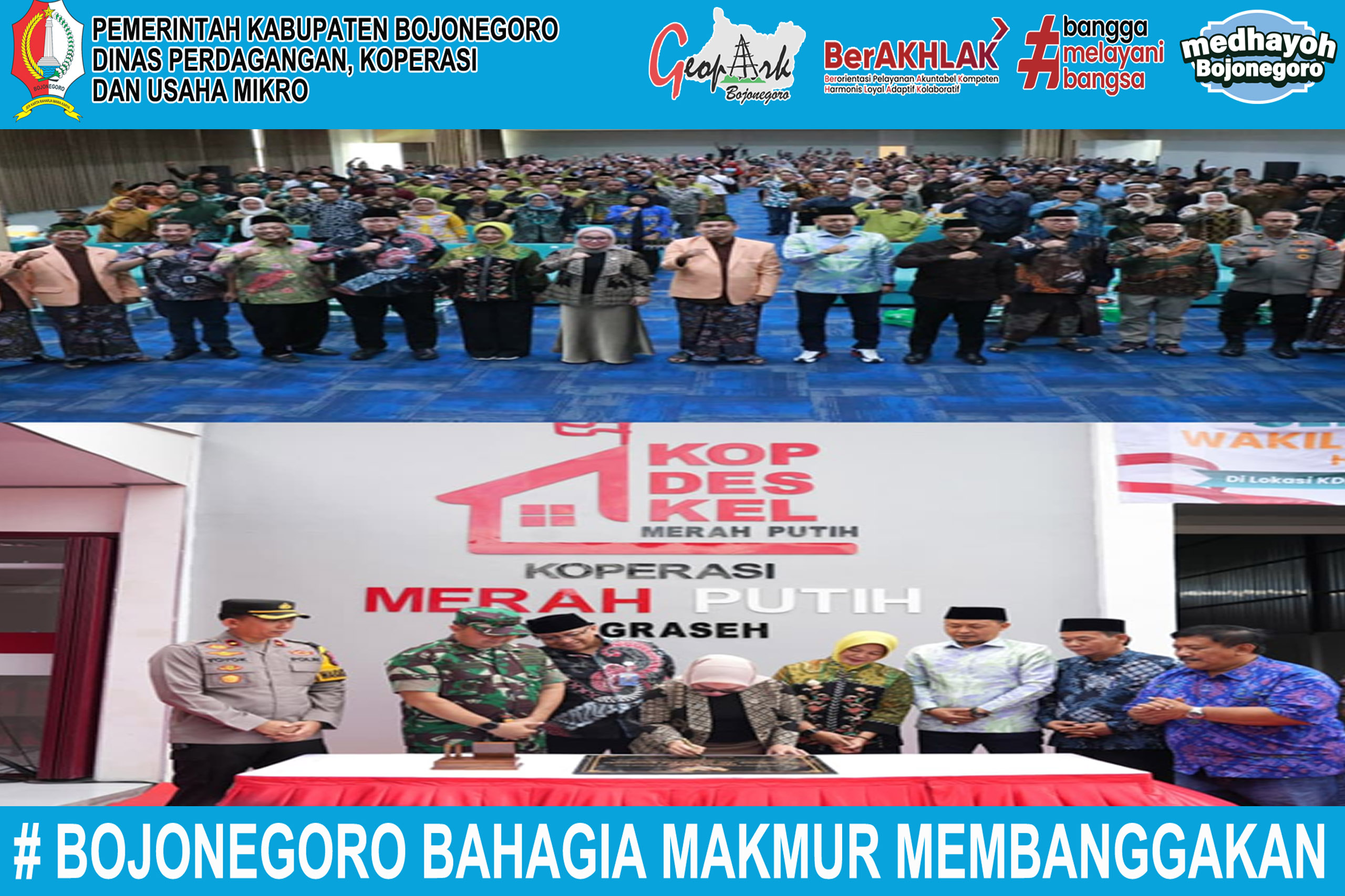 Kunjungan Wakil Menteri Koperasi RI di Kabupaten Bojonegoro