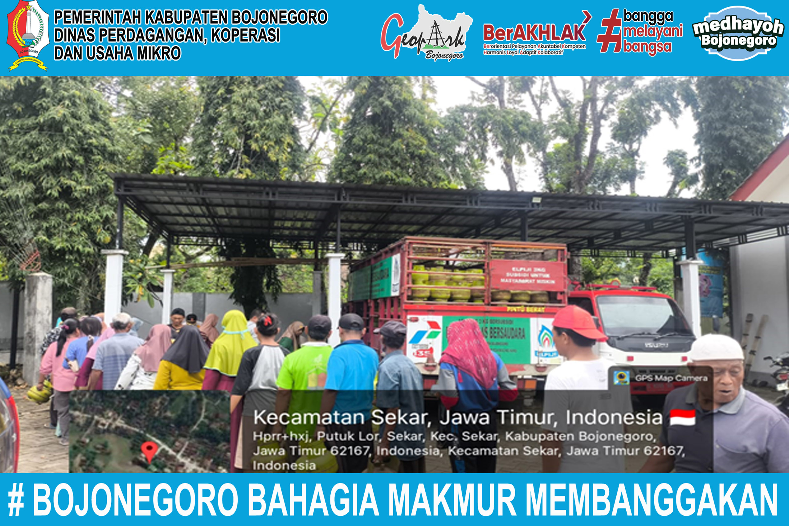 Operasi Pasar Khusus LPG 3Kg Kecamatan Sekar Kab. Bojonegoro