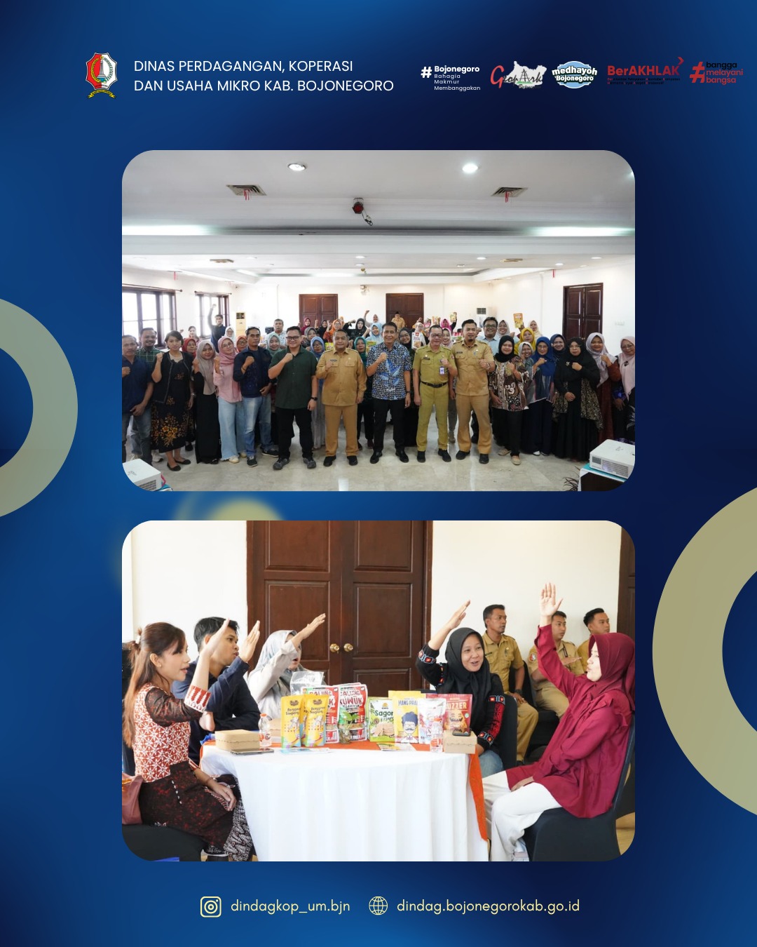 Bimbingan Teknis Peningkatan Citra Produk Bagi Pelaku Usaha Potensi Ekspor di Kabupaten Bojonegoro