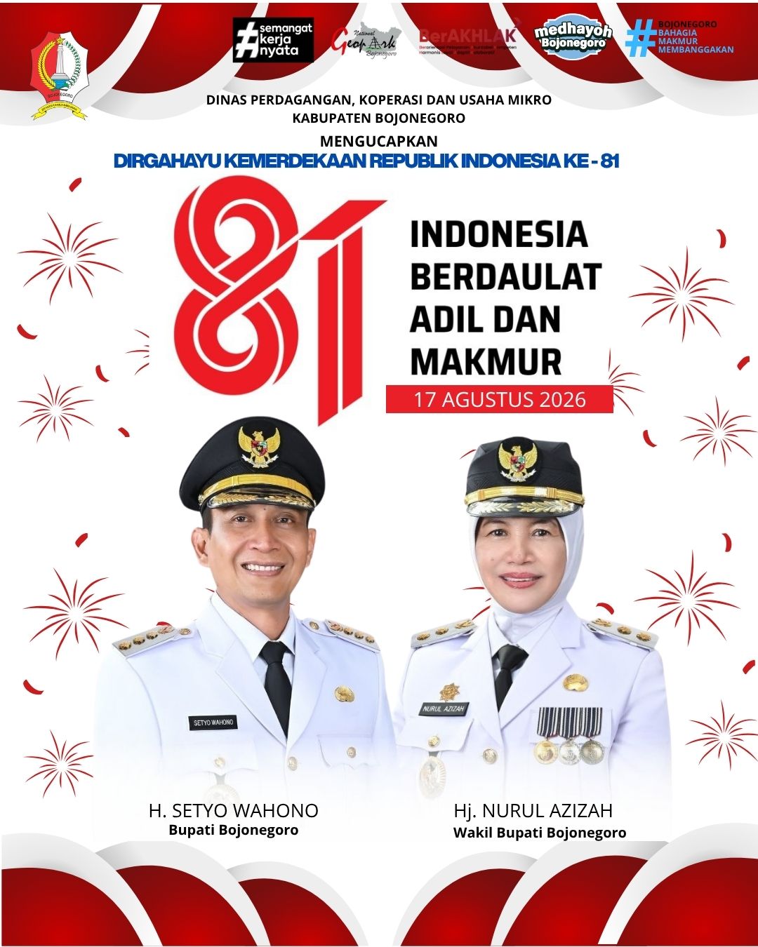 DIRGAHAYU REPUBLIK INDONESIA KE - 81 TAHUN 2026