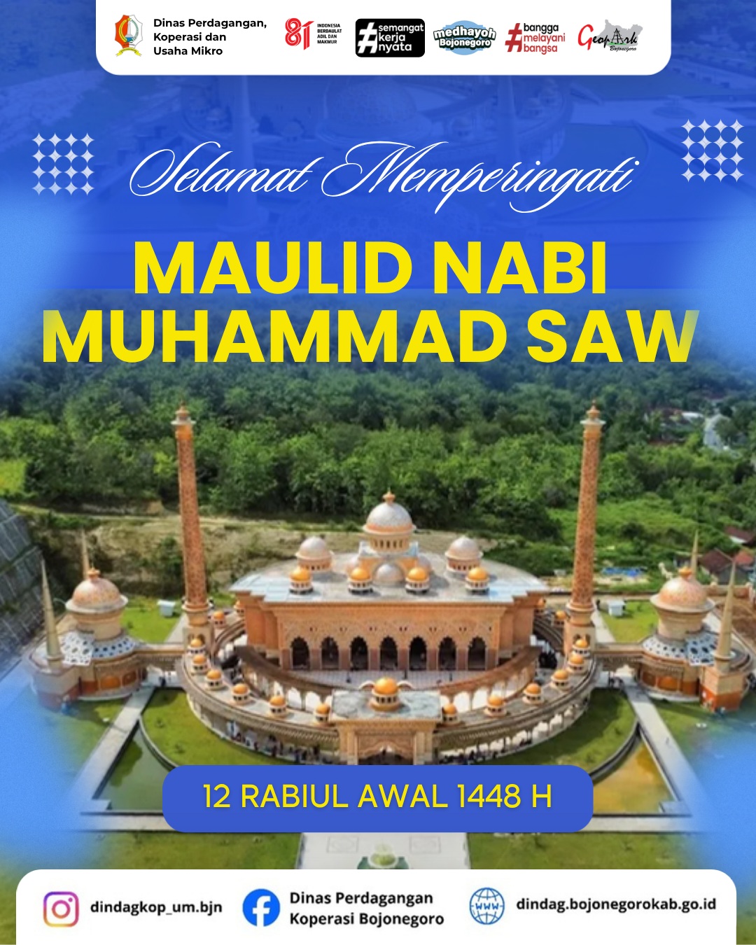 SELAMAT MAULID NABI MUHAMMAD SAW 1448 H