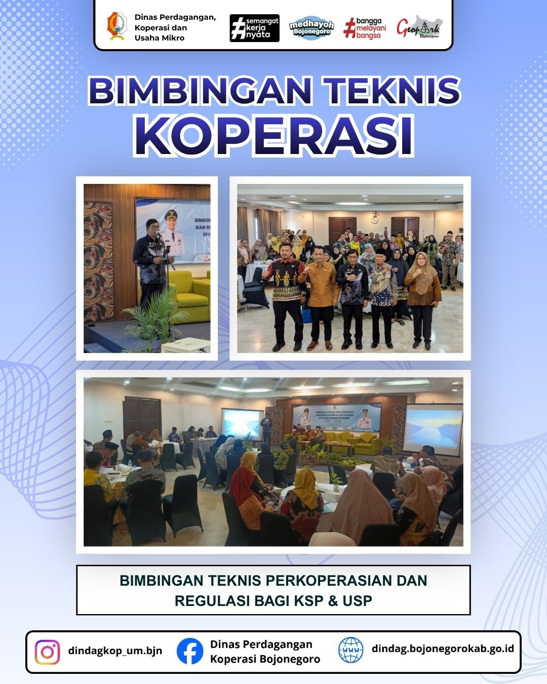 Bimbingan Teknis Perkoperasian dan Regulasi Bagi KSP & USP
