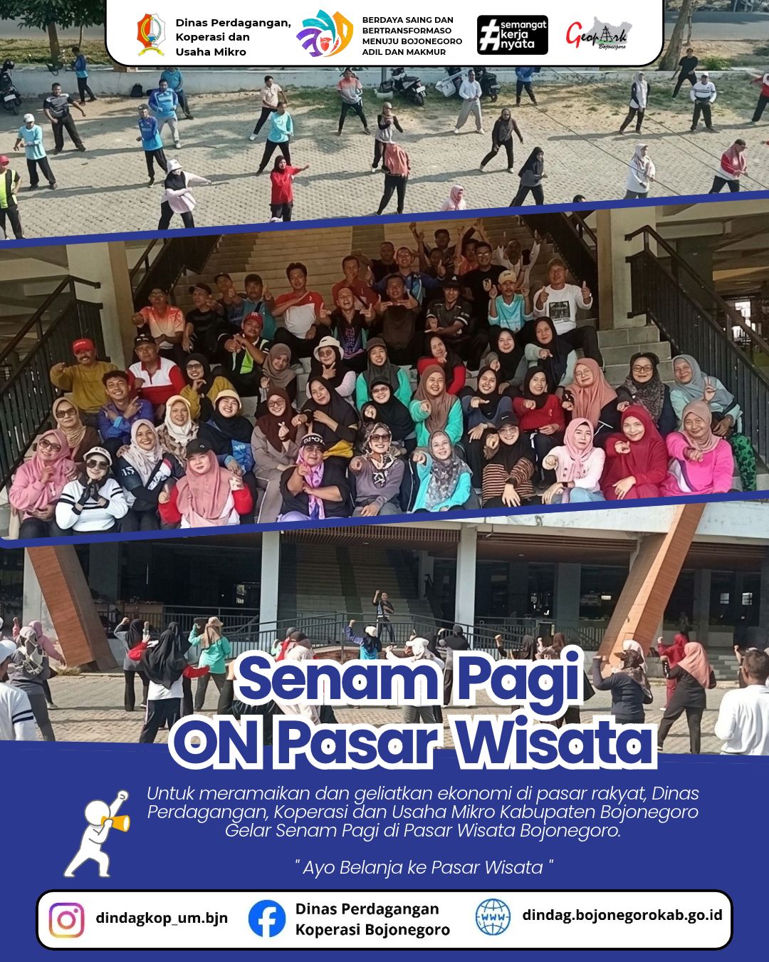 SENAM PAGI DI PASAR WISATA BOJONEGORO